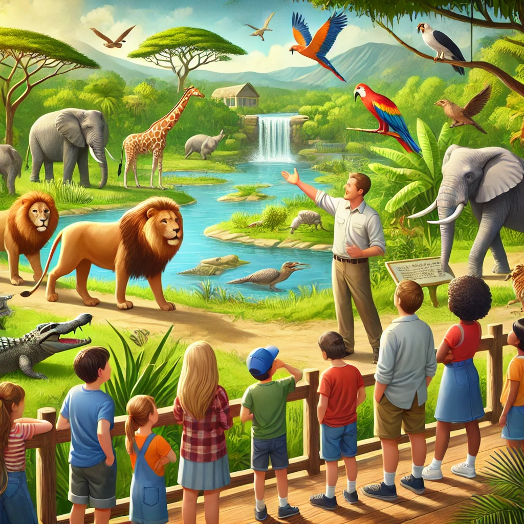 Visite des habitats avec un guide